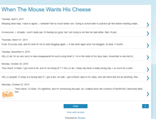 Tablet Screenshot of mouse-wants-his-cheese.blogspot.com