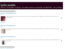 Tablet Screenshot of bellaseattle.blogspot.com
