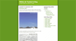 Desktop Screenshot of meteo-tunisie.blogspot.com