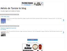 Tablet Screenshot of meteo-tunisie.blogspot.com