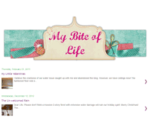 Tablet Screenshot of mybiteoflife.blogspot.com