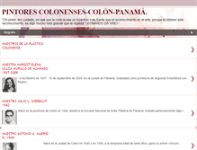 Tablet Screenshot of pintorescolonenses.blogspot.com