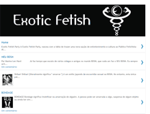 Tablet Screenshot of exoticfetishparty.blogspot.com