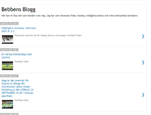 Tablet Screenshot of bebbenlindberg.blogspot.com