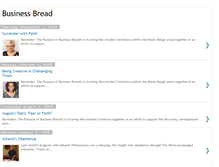 Tablet Screenshot of businessbread.blogspot.com