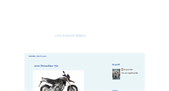 Desktop Screenshot of 100-latest-bikes.blogspot.com