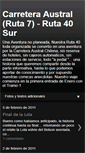 Mobile Screenshot of carreteraaustralruta7.blogspot.com