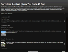 Tablet Screenshot of carreteraaustralruta7.blogspot.com