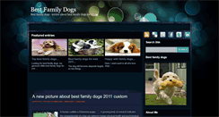 Desktop Screenshot of bestfamilydogs.blogspot.com