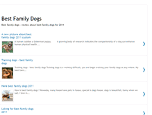 Tablet Screenshot of bestfamilydogs.blogspot.com