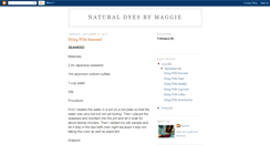 Desktop Screenshot of natural-dyes-maggie.blogspot.com