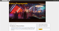 Desktop Screenshot of eatingpropaganda.blogspot.com