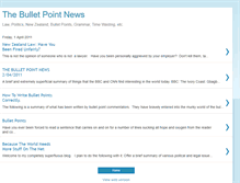 Tablet Screenshot of bulletpointthenews.blogspot.com