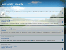 Tablet Screenshot of happyapplethoughts.blogspot.com