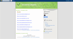 Desktop Screenshot of decimistasurbanos.blogspot.com