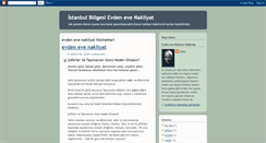 Desktop Screenshot of evden-eve-nakliyat-istanbul.blogspot.com