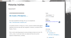 Desktop Screenshot of historiasinutiles.blogspot.com