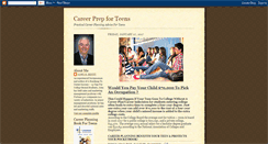 Desktop Screenshot of careerprepforteens.blogspot.com