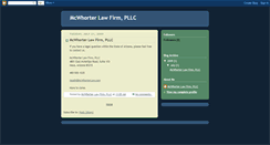 Desktop Screenshot of mcwhorterlaw.blogspot.com