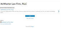 Tablet Screenshot of mcwhorterlaw.blogspot.com