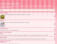 Tablet Screenshot of lingeriesansdessusdessous.blogspot.com