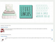 Tablet Screenshot of leukelintjes.blogspot.com