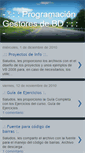 Mobile Screenshot of programaciongestoresbd11011.blogspot.com