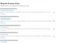 Tablet Screenshot of ernestoarias.blogspot.com