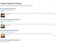 Tablet Screenshot of grupoculturalalianza.blogspot.com