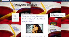 Desktop Screenshot of mensagensbiblicaspalavradedeus.blogspot.com