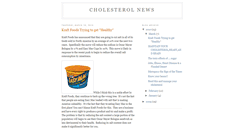 Desktop Screenshot of med-cholesterolnews.blogspot.com