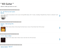 Tablet Screenshot of killguitar.blogspot.com