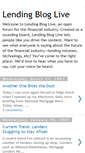 Mobile Screenshot of lendingbloglive.blogspot.com