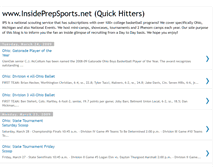 Tablet Screenshot of insideprepsport.blogspot.com