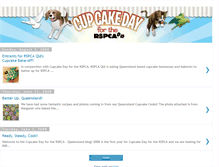 Tablet Screenshot of cupcakedayfortherspcaqld.blogspot.com