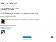 Tablet Screenshot of matkinhthaoanh.blogspot.com