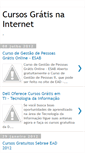 Mobile Screenshot of cursosgratisnainternet.blogspot.com