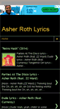 Mobile Screenshot of aherrothlyrics.blogspot.com