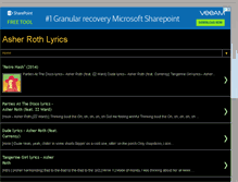 Tablet Screenshot of aherrothlyrics.blogspot.com