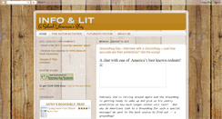 Desktop Screenshot of infoandlit.blogspot.com
