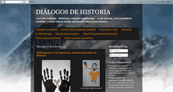 Desktop Screenshot of dialogoehistoria.blogspot.com