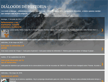 Tablet Screenshot of dialogoehistoria.blogspot.com