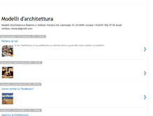 Tablet Screenshot of modellidiarchitettura.blogspot.com