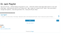 Tablet Screenshot of jack-playlist.blogspot.com