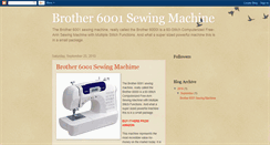 Desktop Screenshot of brother-6001-sewing-machine.blogspot.com