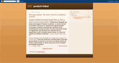 Desktop Screenshot of predicti-fotbal.blogspot.com