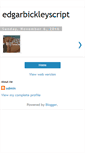 Mobile Screenshot of edgarbickleyscript.blogspot.com