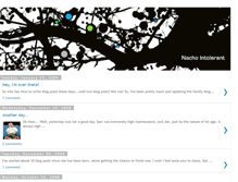 Tablet Screenshot of nachointolerant.blogspot.com