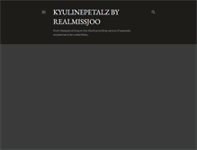 Tablet Screenshot of kyulinepetalz.blogspot.com