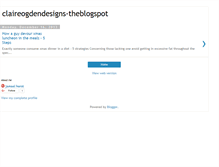 Tablet Screenshot of claireogdendesigns-theblogspot.blogspot.com